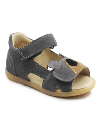 Szare Sandały Chłopięce Z Misiem Mido 21-23
