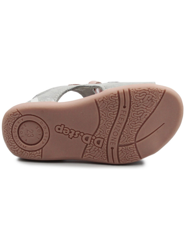 Sandały Dla Dziewczynki Zmieniające Kolor D.D.Step g075-345a White