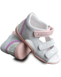 Sandały Dla Dziewczynki Zmieniające Kolor D.D.Step g075-345a White