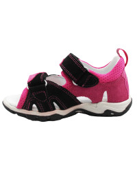 Sandały dziewczęce Bartek 16187-009 czarny-cyklamen