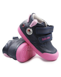 Buty dla Dziewczynki na Jesień z króliczkiem D.D.Step a066-343 Royal Blue
