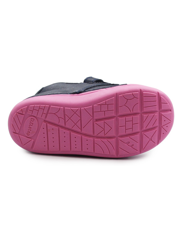 Buty dla Dziewczynki na Jesień z króliczkiem D.D.Step a066-343 Royal Blue