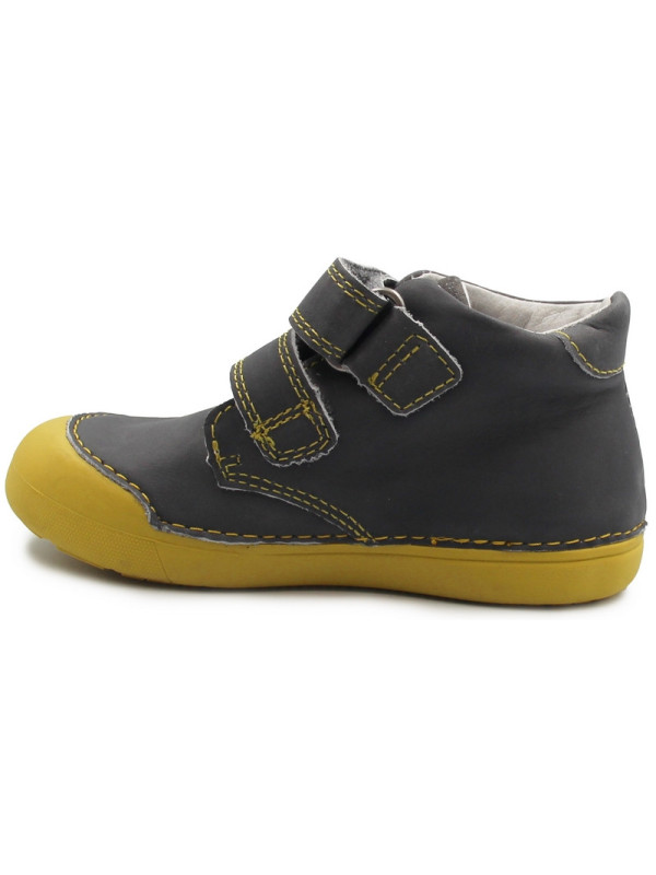 Buty Na Wiosnę Dla Chłopca Na Rzep Zebra DD Step s066-375B Dark Grey