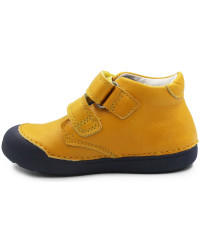 Chłopięce Buty Na Wiosnę z Autkiem DD STEP s066-396B Yellow