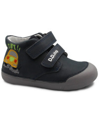 Półbuty Na Jesień Dla Chłopca Na Rzepy DD Step s066-396A Royal Blue