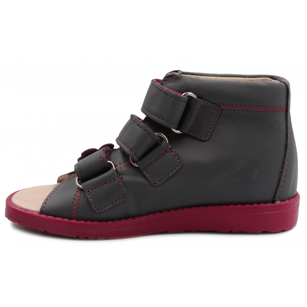 Buty Profilaktyczne Dziewczęce Skóra Licowa Sandały Ortopedyczne Dawid 1041,1042,1043