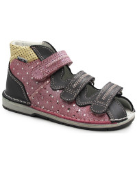 Korekcyjne Sandały Kapcie Dla Dziewczynek Do Szkoły Bartek 165261-070