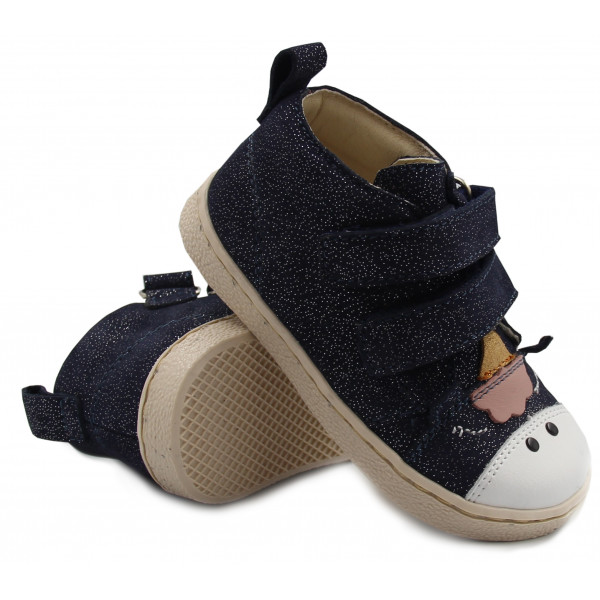 Buty na wiosnę z Jednorożcem Brokatowe Dla Dziewczynki Mido 20-49