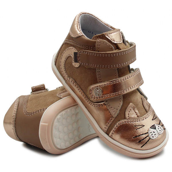 Buty Profilaktyczne Złote Dzoewczęce Bartek 11702-027