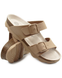 Klapki dla kobiet do pracy na lato Tika Waves Vegan Salmon Genuins