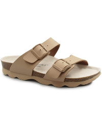 Klapki dla kobiet do pracy na lato Tika Waves Vegan Salmon Genuins