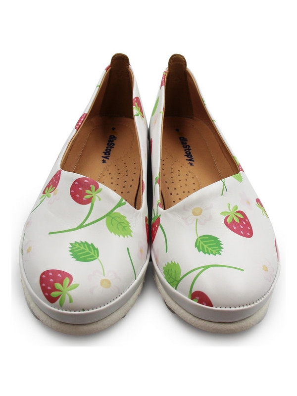 Baleriny do pracy na wiosnę lato damskie Dlastopy 03