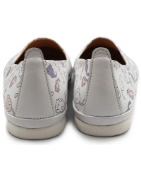 Baleriny dla kobiet na wiosnę ze skóry naturalnej Dlastopy 05