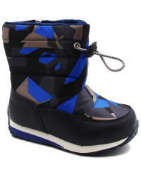 Śniegowce dla chłopca na suwak Wojtyłko 1z23033 granat