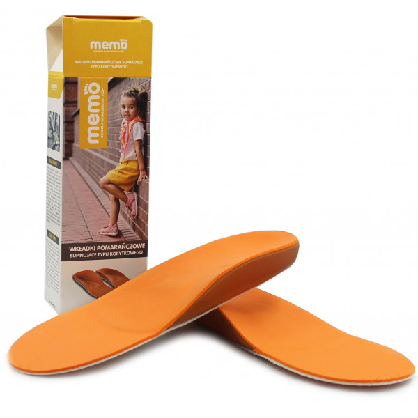 Wkładki Pomarańczowe Memo Supinujące Typu Korytkowego Pełne