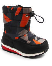 Śniegowce dla chłopca ocieplane Wojtyłko 1z23033 czarny