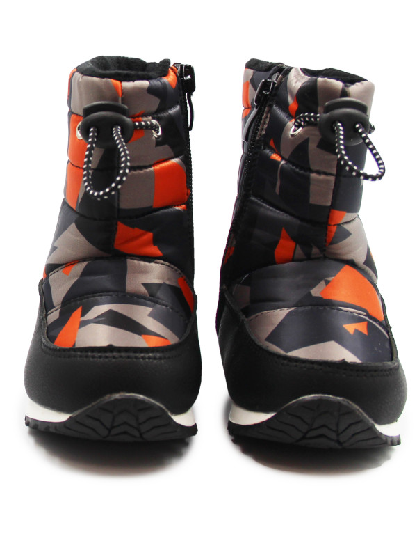 Śniegowce dla chłopca ocieplane Wojtyłko 1z23033 czarny