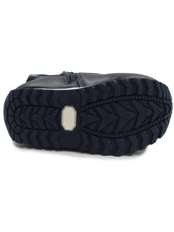 Śniegowce dla chłopca na suwak Wojtyłko 1z23033 granat