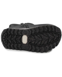 Śniegowce dla dziewczynki ocieplane Wojtyłko 4z24133 czarny