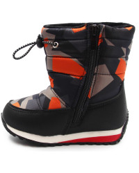 Buty Na Śnieg Dla Chłopca Śniegowce Wojtyłko 4z23033 czarny