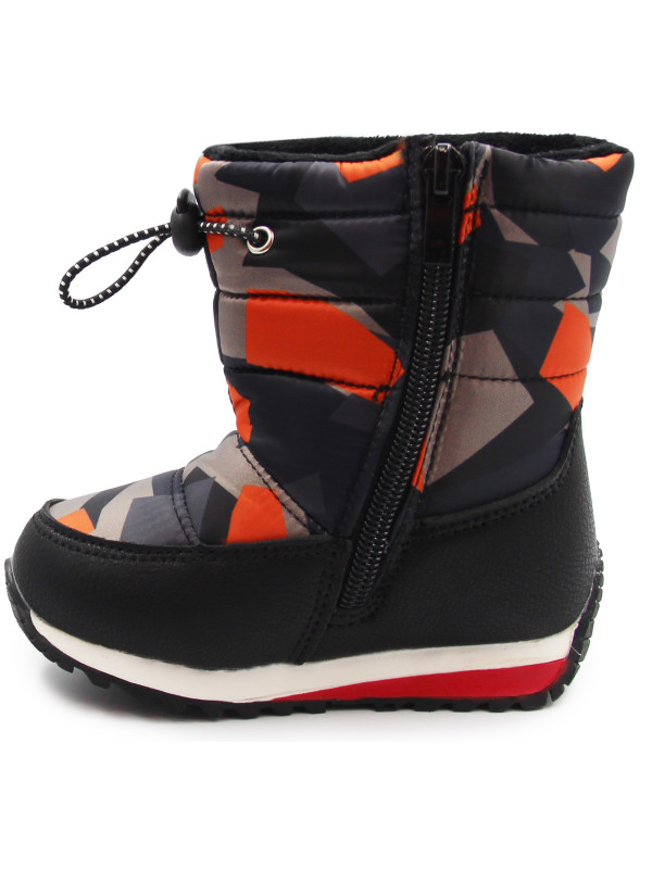 Buty Na Śnieg Dla Chłopca Śniegowce Wojtyłko 4z23033 czarny