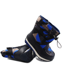 Ocieplane bury na śnieg dla chłopca Wojtyłko 4z23033 granat