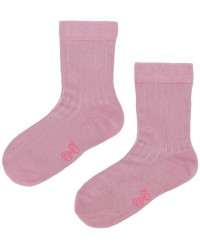 Skarpetki Niemowlęce Dla Dziewczynek Z Bawełny Emel sbo 100-33 Fioletowo Różowe