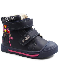 Ocieplane trzewiki dziewczęce PONTE DA07-3-846