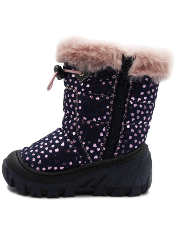 Śniegowce Z Futerkiem Dla Dziewczynek W Serduszka Bartek 14629001