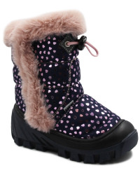 Śniegowce Z Futerkiem Dla Dziewczynek W Serduszka Bartek 14629001