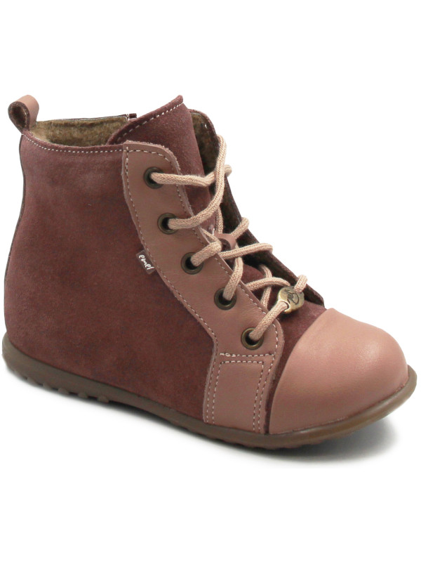 Ocieplane trzewiki dla dziewczynek na jesień zimę Emel EY 1428A