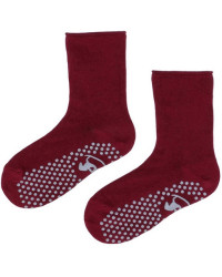 Skarpetki Bawełniane Dziecięce Antypoślizgowe Emel sba 100-12 Bordo