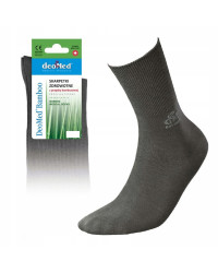 Skarpetki Zdrowotne z Bambusa Szare DeoMed Bamboo
