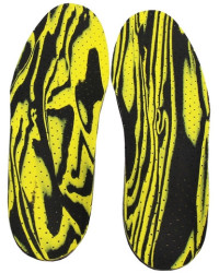 Wkładki ortopedyczne dla dzieci na płaskostopie podłużne koślawość Correct LS żółto-czarny