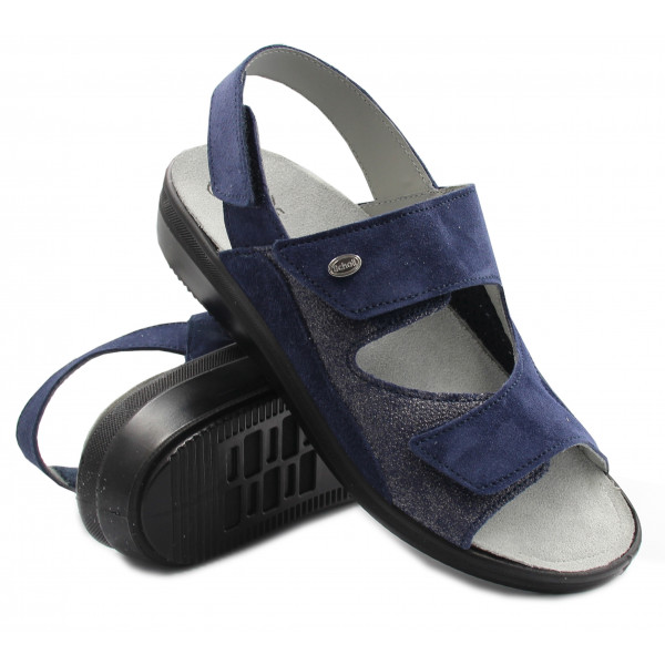 Damskie Sandały Wkładka Memory Cushion Scholl Antonia Elastic b/s med mf299321007