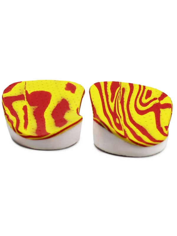 Wkładki ortopedyczne supinujące na koślawość CORRECT S czerwono-żółty