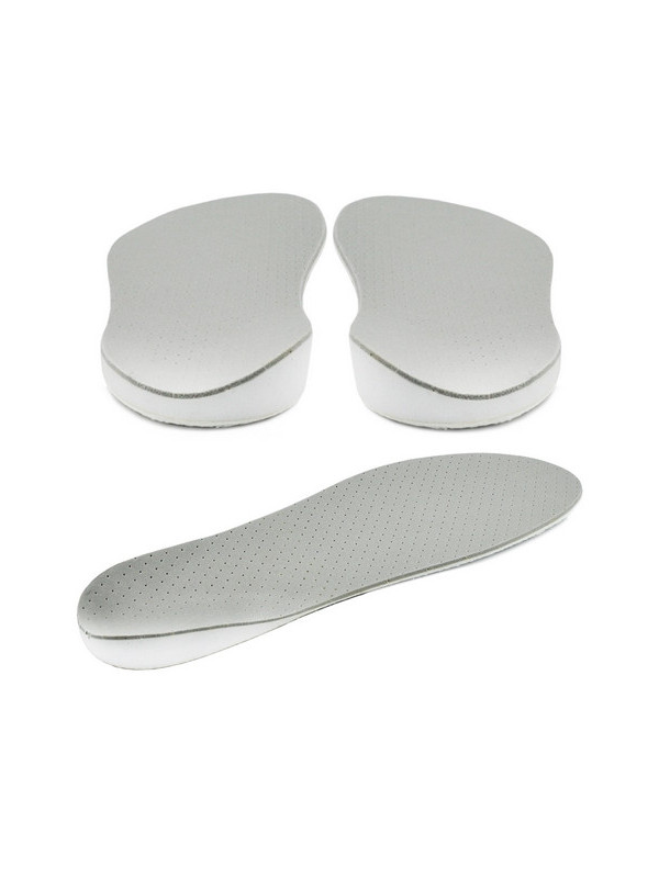 Wkładki CORRECT S Supinujące na Koślawość Pięty i Kolan Szare