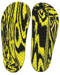 Wkładki ortopedyczne na koslawość pięt i kolan supinujące Correct S żółto-czarny