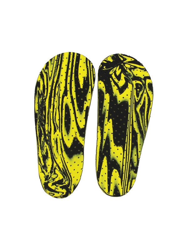 Wkładki ortopedyczne na koslawość pięt i kolan supinujące Correct S żółto-czarny