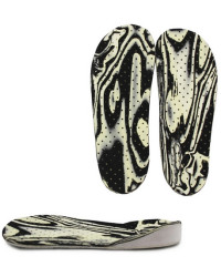 Wkładki supinujące koślawość kolan i pięt Correct S czarno-biały