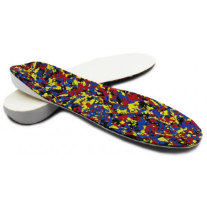 Wkładki CORRECT S Supinujące na Koślawość Pięty i Kolan kropki ciemny