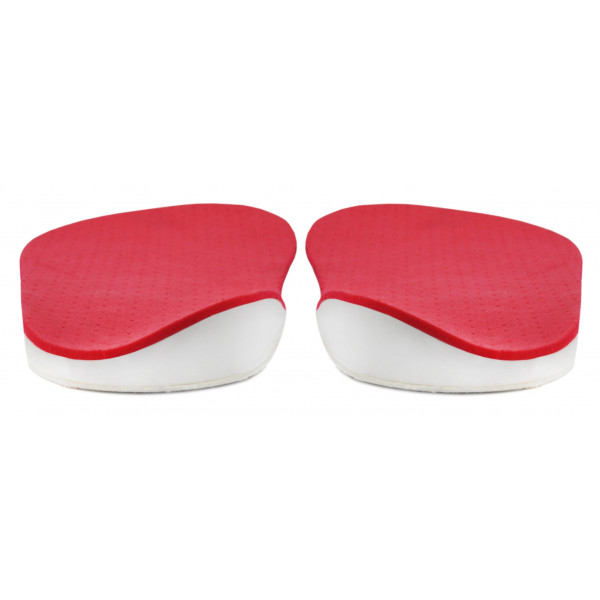 Wkładki CORRECT S Supinujące na Koślawość Pięty i Kolan Czerwone