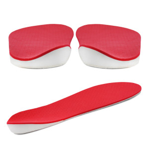 Wkładki CORRECT S Supinujące na Koślawość Pięty i Kolan Czerwone