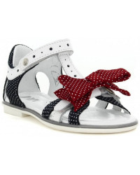 Eleganckie sandały z kokardką dla dziewczyn Bartek w-19182/1np