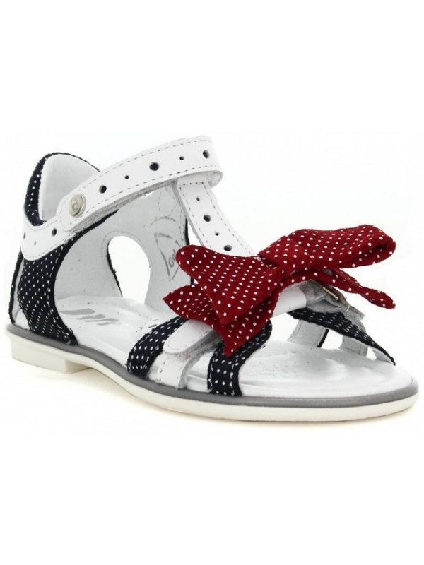 Eleganckie sandały z kokardką dla dziewczyn Bartek w-19182/1np