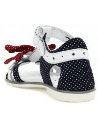 Eleganckie sandały z kokardką dla dziewczyn Bartek w-19182/1np