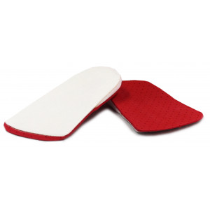 Wkładki CORRECT S 3/4 Supinujące na Koślawość Pięty i Kolan czerwone