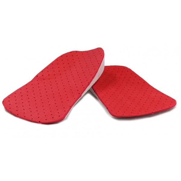 Wkładki CORRECT S 3/4 Supinujące na Koślawość Pięty i Kolan czerwone