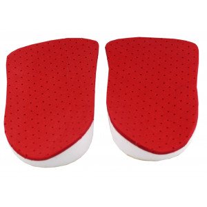 Wkładki CORRECT S 3/4 Supinujące na Koślawość Pięty i Kolan czerwone