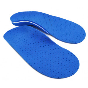 Wkładki Ortopedyczne Correct LS – Korytkowe Supinujące na Płaskostopie i Stopy Płasko-Koślawe | Niebieskie